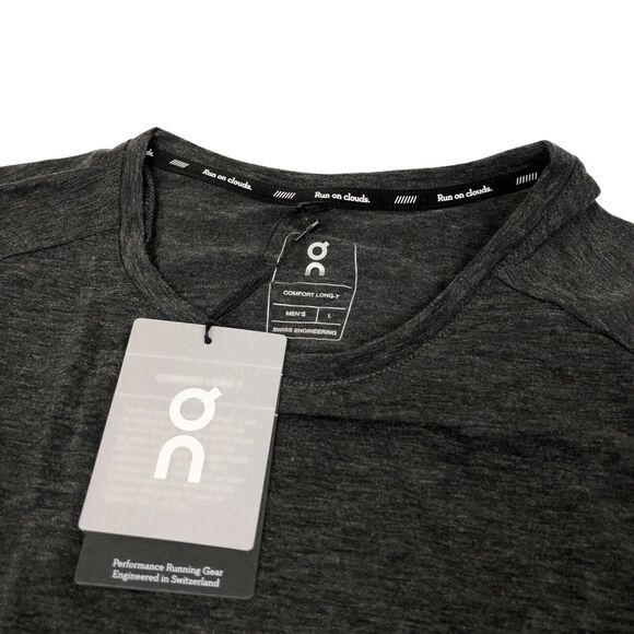 NEW On Cloud On Running Long Sleeve T Shirt Comfort Long T Mens Large Gray - Picture 5 of 11